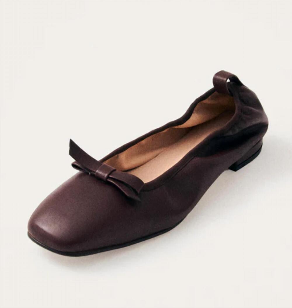 NEW ALOHAS women's freya ballet flats in brown
